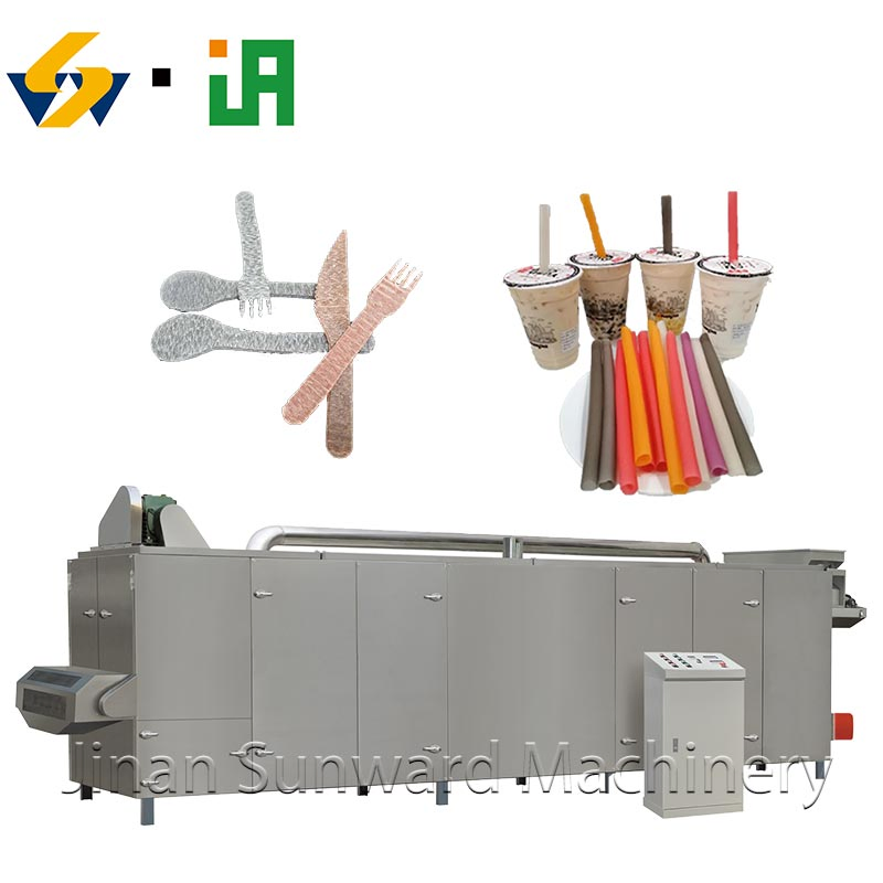 Disposable Straw Extruder Price / Edible Straw Machine / Rice Straw Making Machine