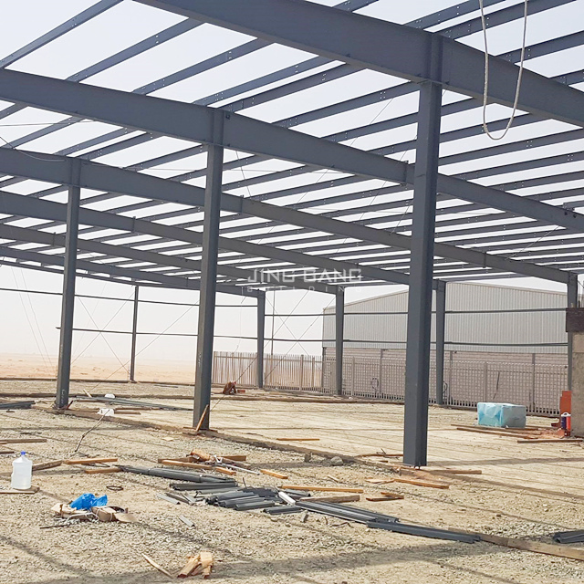 Steel Structure Welded Fabrication Construction Galvanized Building for Warehouse Workshop