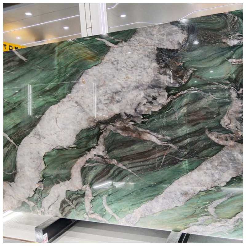 Brazilian Fuchsite Crystal Green Quartzite Slabs