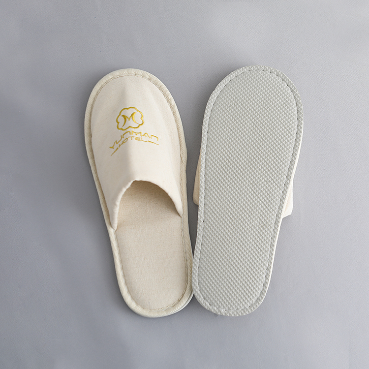 Superior Quality Velvet Cotton Slipper for Hotel Guest Room