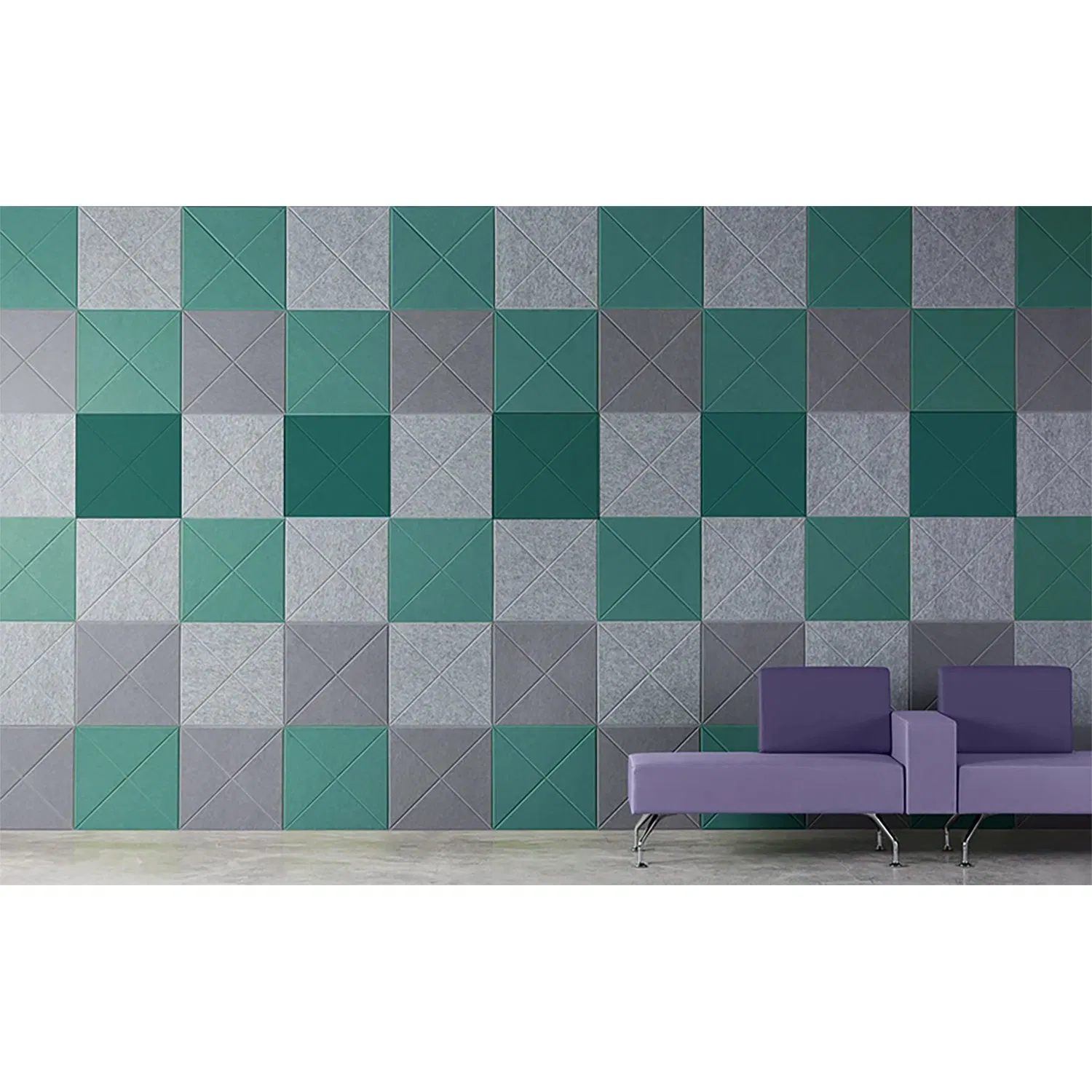 Pet Acoustic Absorbing Felt Wall Paneling