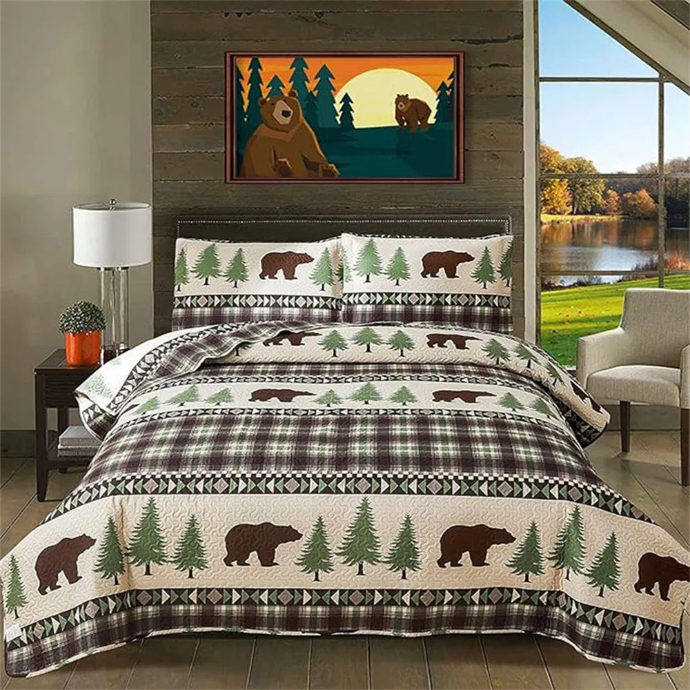 Quilted Home Bedding Set for Winter Modern Hotel Bedding Sheets Set