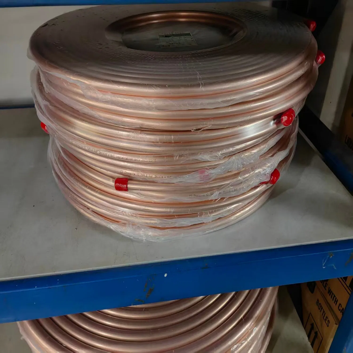 3/8 1/4 Air Conditioner Pancake Coil Copper Pipe 12.7 mm Refrigeration Copper Tube Coil Copper Pipe