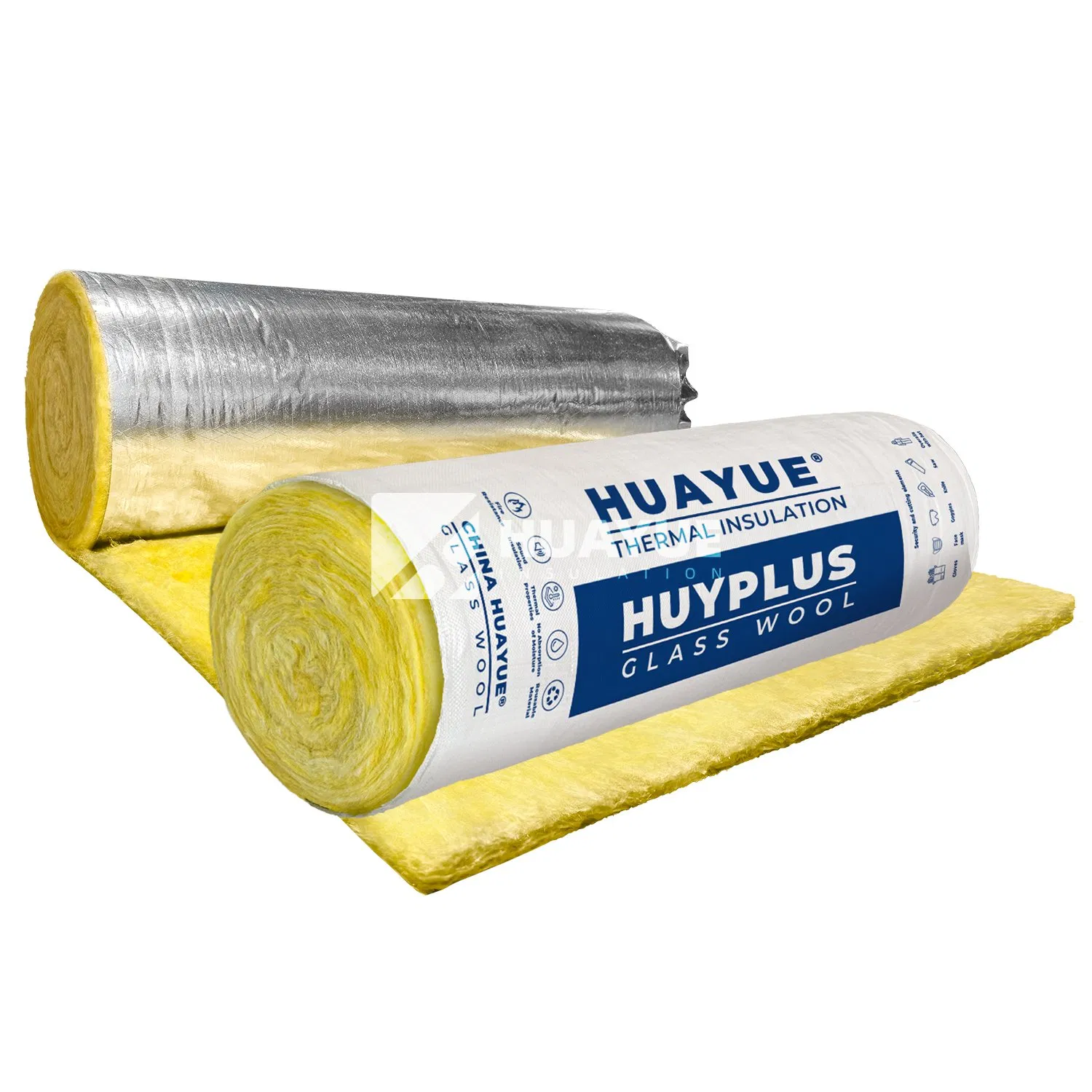 High Performance Fiberglass Insulation Blanket with Aluminium Foil Acoustic Industrial Projects Residential Building