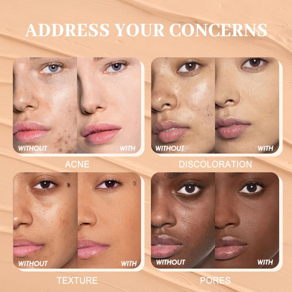 Premium Vegan Matte Foundation for 24-Hour Full Coverage