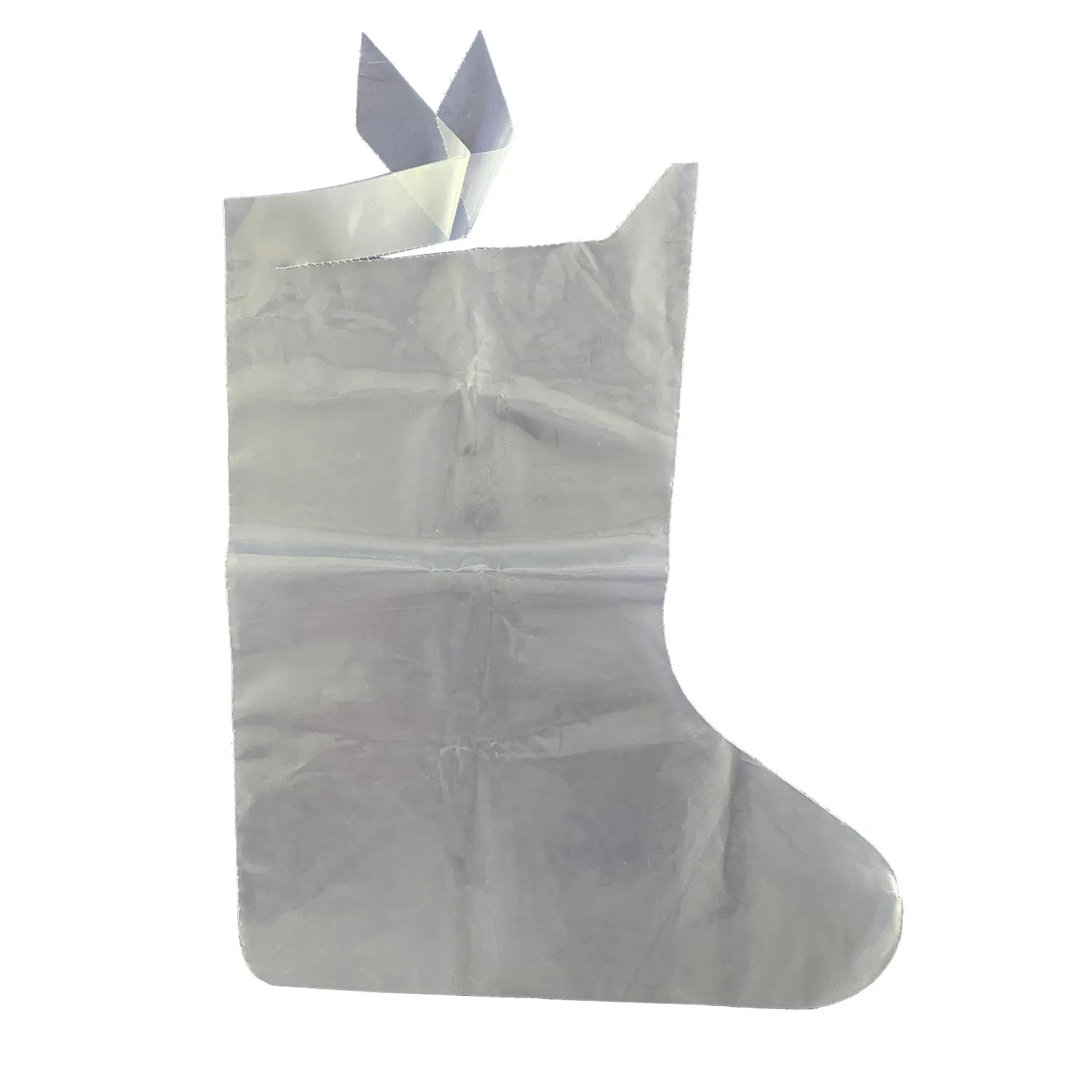 Clear Polyethylene Boot Covers with Tie Top