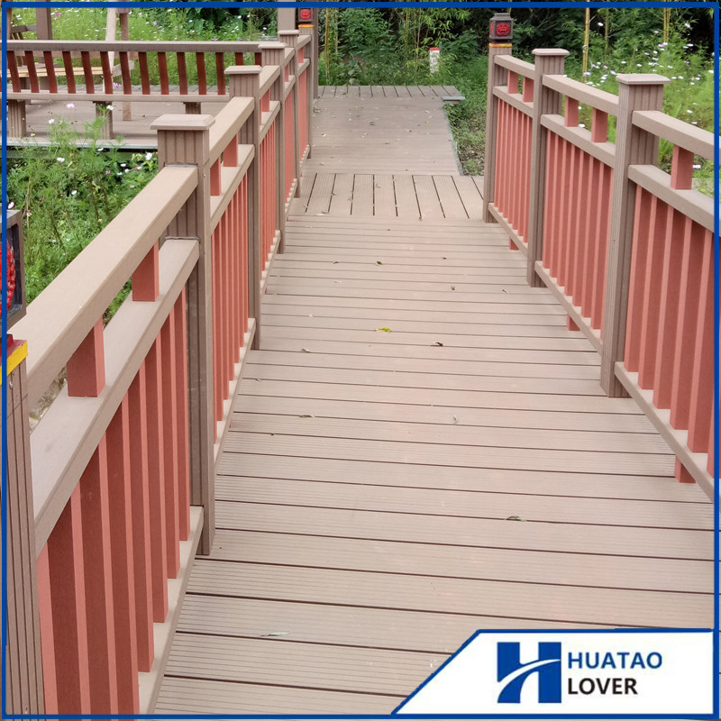 Garden Flooring Hard Wearing Composite Waterproof Patio WPC Outdoor Decking