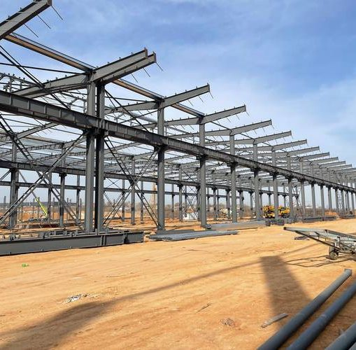 Low Cost Solid Steel Prefabricated Workshop with Galvanized Q355b &Q235B From Manufacture