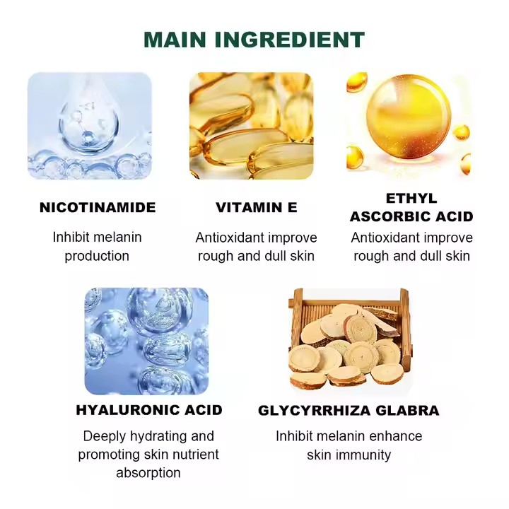 Factory Price Highly Effective OEM Natural Vegan Neck Facial Vitamin C Acne Pimples Dark Spot Strong Freckle Remover Cream