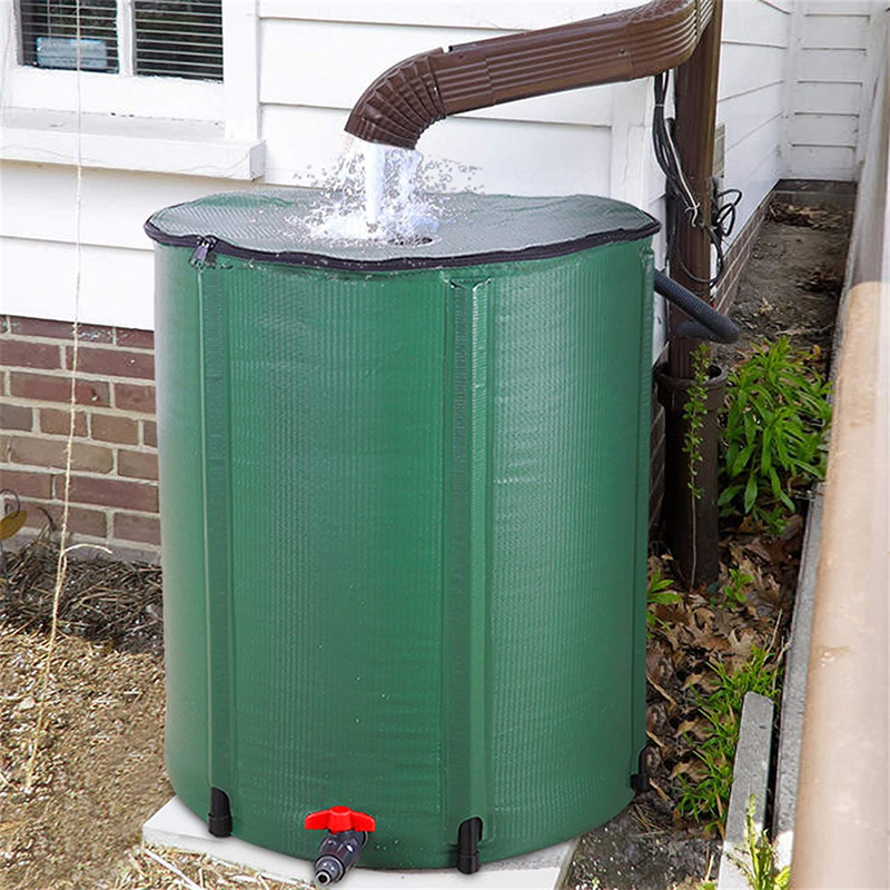 PVC Rain Barrel Water Collector