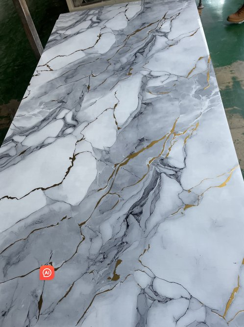 3mm*1220mm*2440mm Interior Decoration PVC Marble Wall Panel & PVC Board UV Marble Sheet