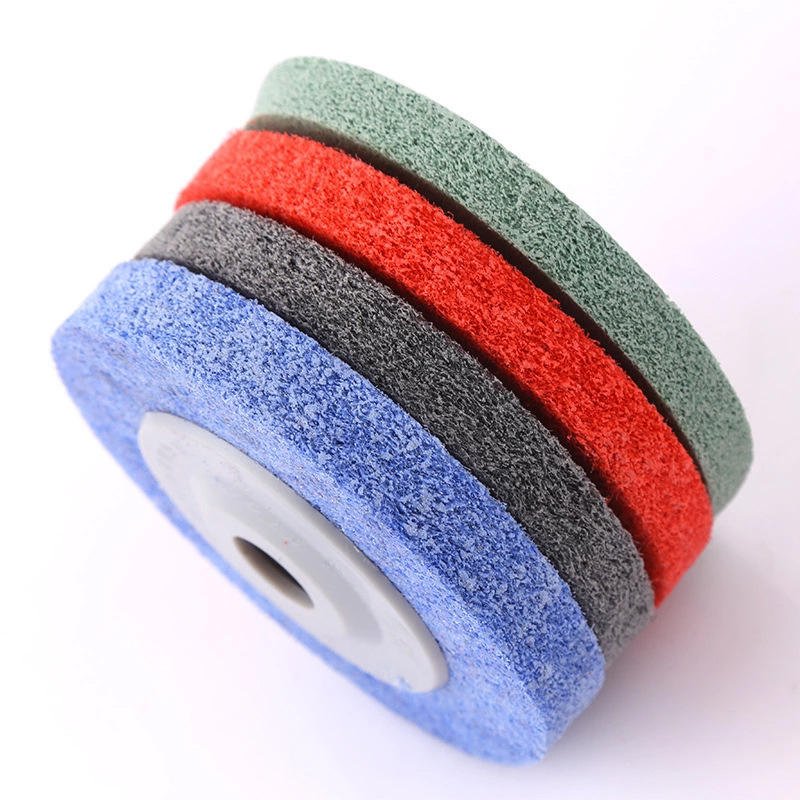 Nylon Non-Woven Disc Buffing Disc Red Color 7p