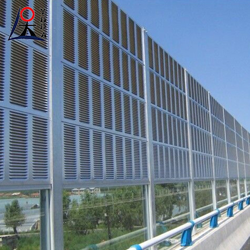 Outdoor Acrylic Noise Barrier Fencing Metal Panel Sound Proof Barrier