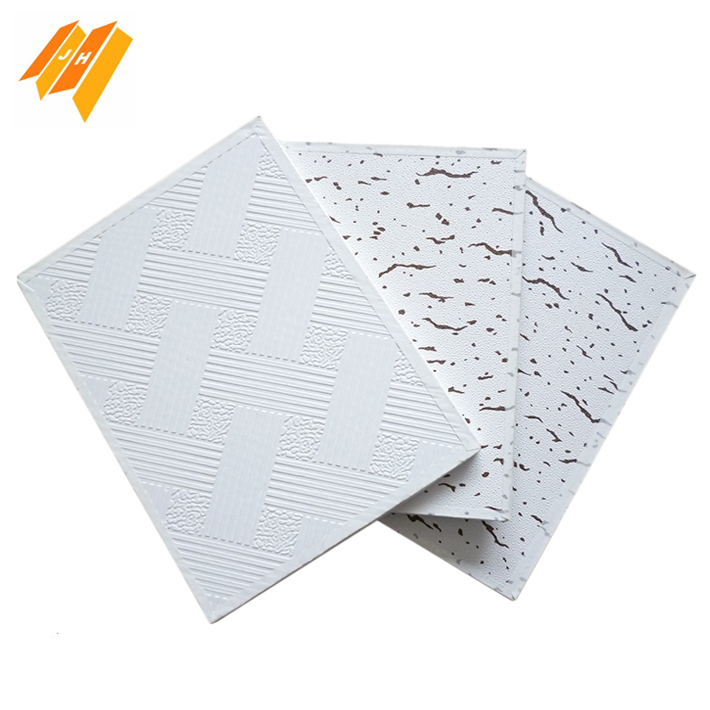 Alunimum Foil Backside PVC Gypsum Ceiling Tile