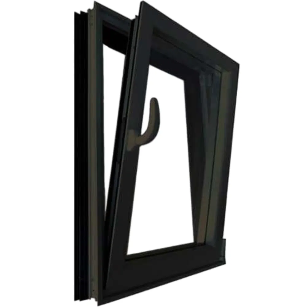 New Design Aluminum Alloy/Thermal Break Aluminum Inward Swinging and Tilt-Turning Double-Glazed Metal Windows for Houses