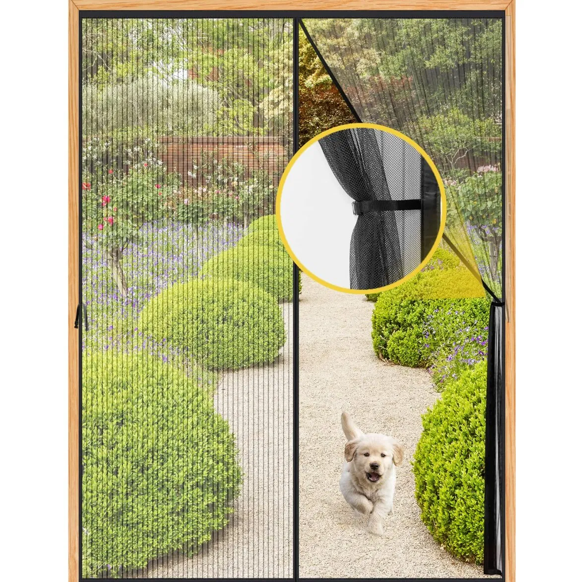 Magnetic Screen Door Fit Door Screen Door Size Mosquito Fly Screen Door Mesh