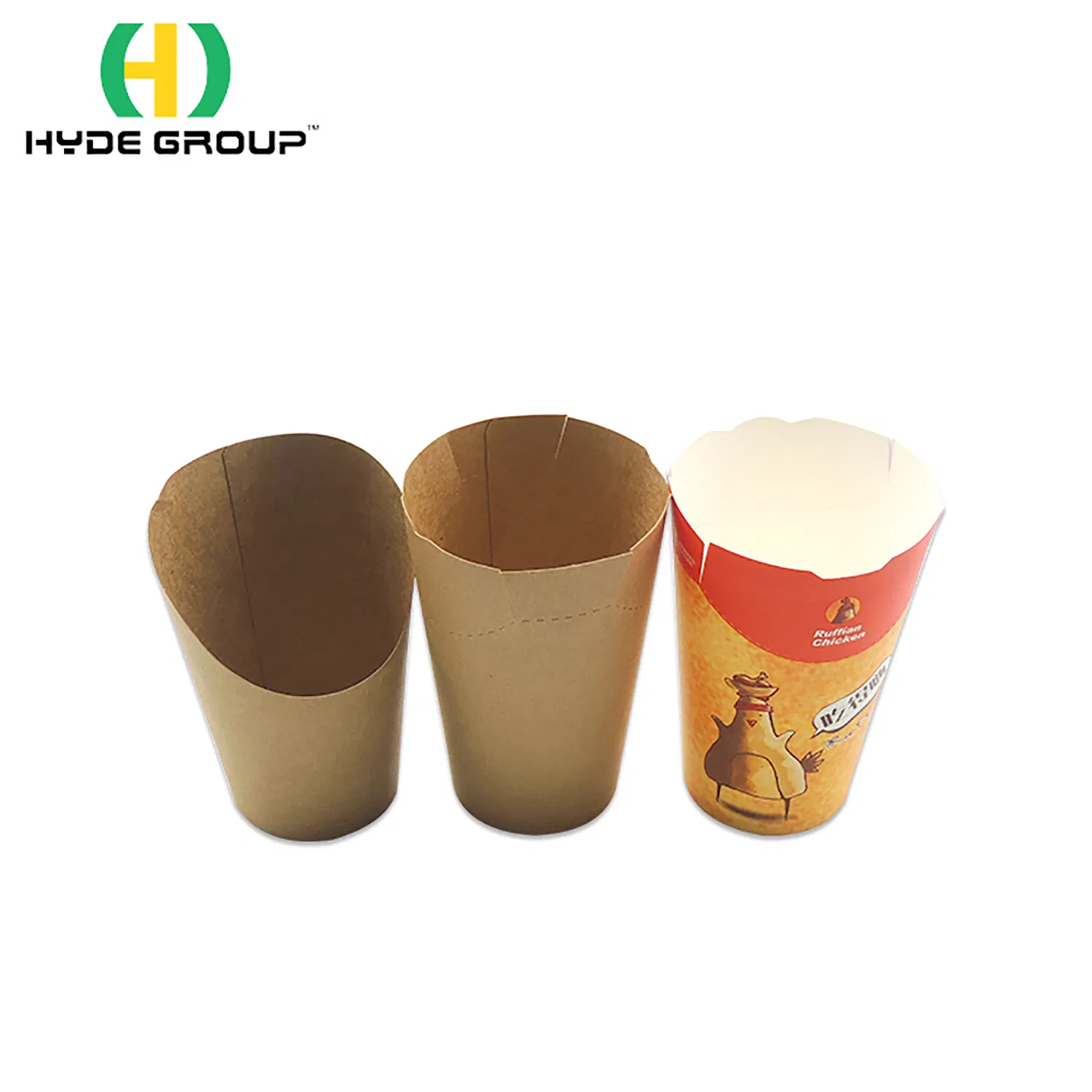 Custom Compostable Wholesale Snacks Chips Food Packaging Cups French Fries Cup for Camping