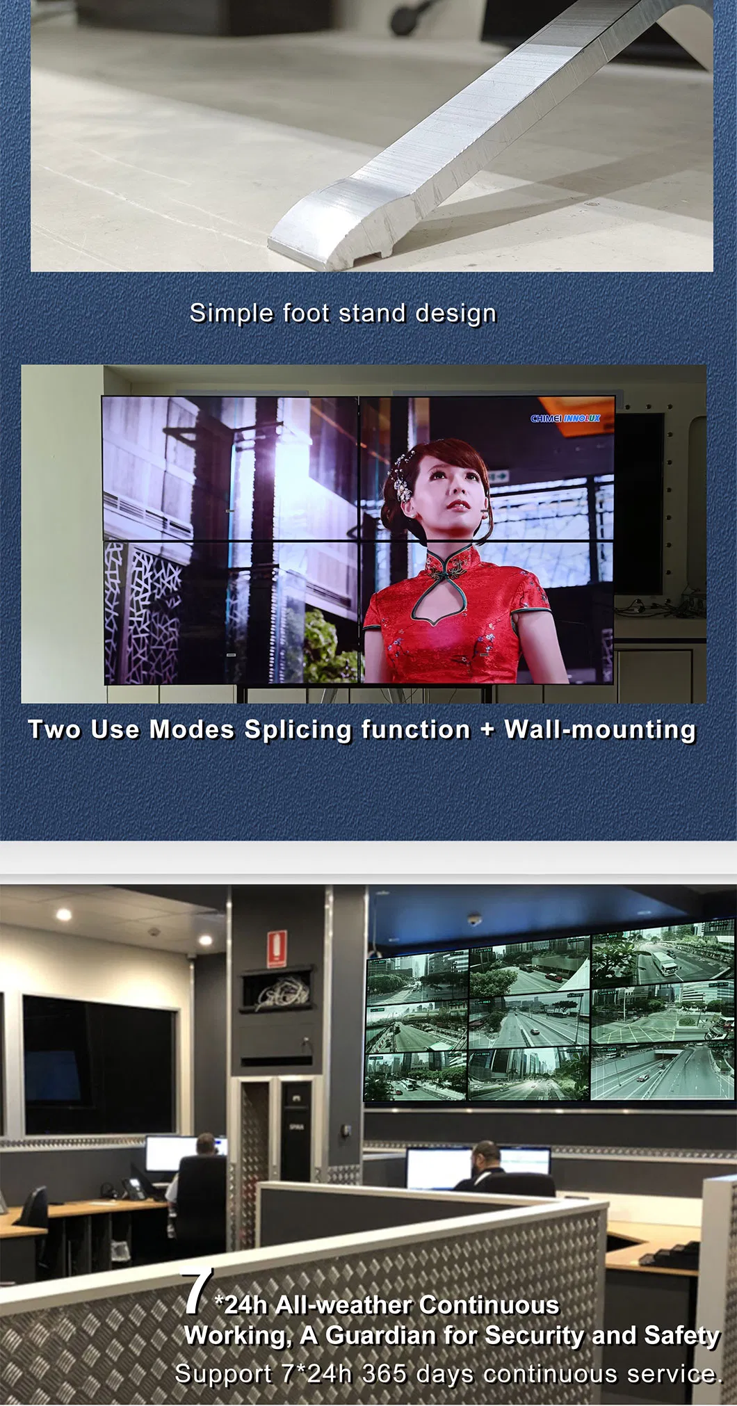 Wholesale55 65 75 86 98 110"Inch Indoor Touch Screen Monitors Interactive Touch Panel White Board