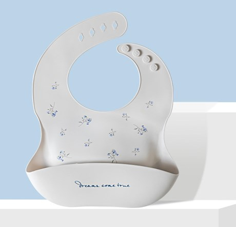 Baby Weaning Feeding Silicone Bib