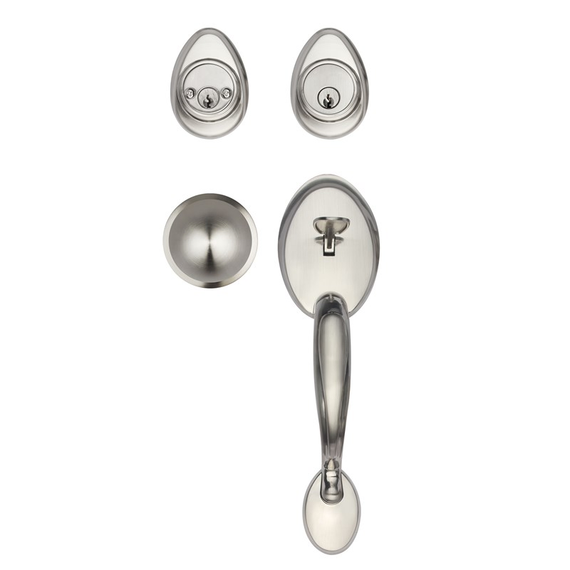 Fancy Zinc Alloy Entrance Furniture Hardware Series Handles Lock