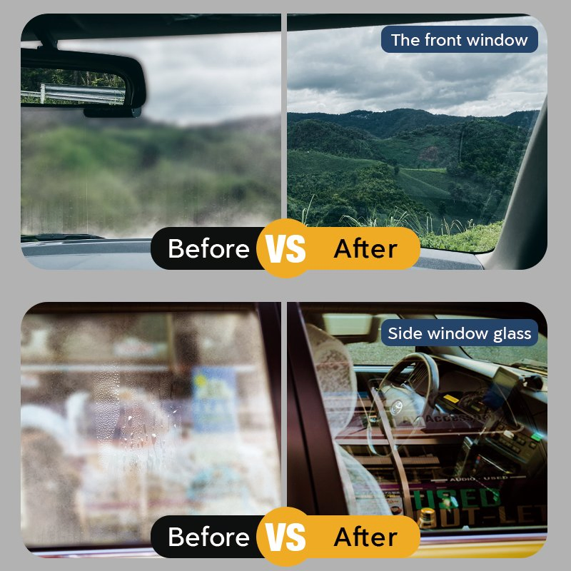 Xpertchemy® Disposable Car Glass Anti-Fog Cleaning Wipes