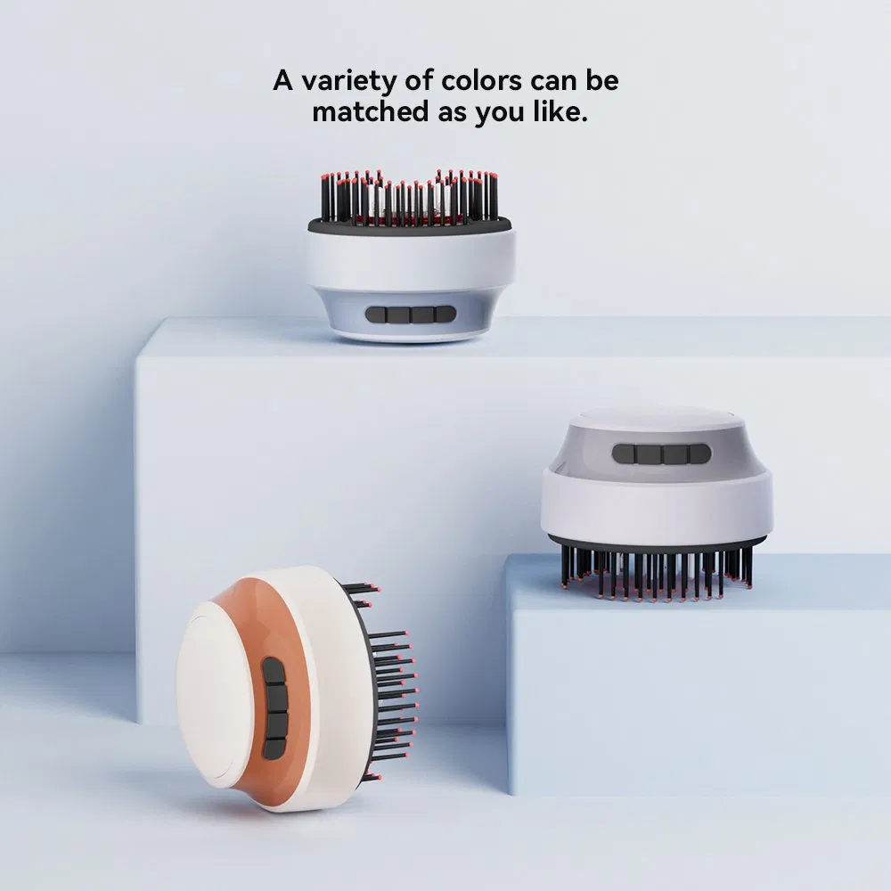 Электрический массажер для кожи головы с красным светом