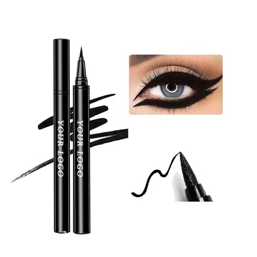 Custom Logo Waterproof Long Lasting Pigment Black Eyeliner Pen