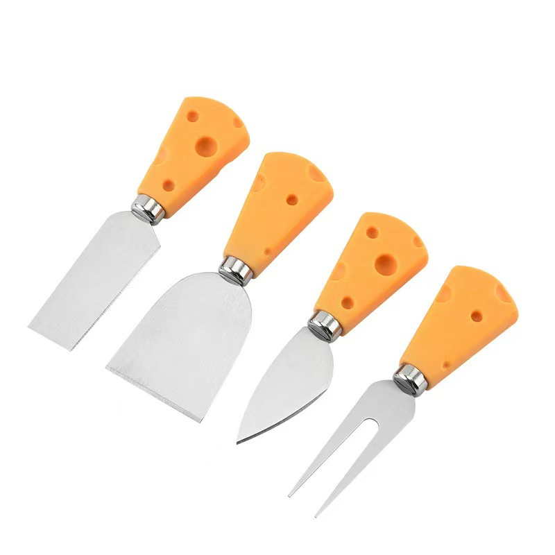 Cheese Knife Tool Cheese Fork Cheese Spatula Bread Knives Cake Knives Four-Piece Set