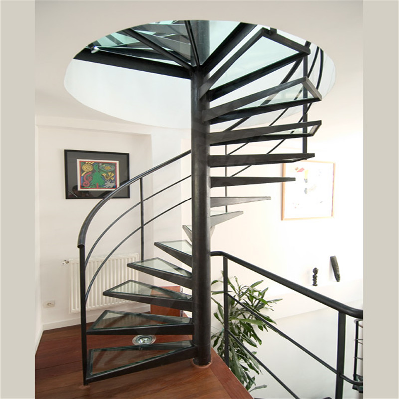 High Quality Indoor House Stairs Spiral Staircase Cost