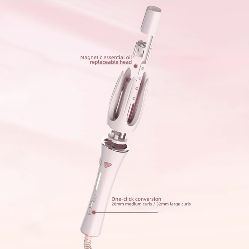Styling & Nourishing 2-in-1 Essential Oil Automatic Hair Curling Iron