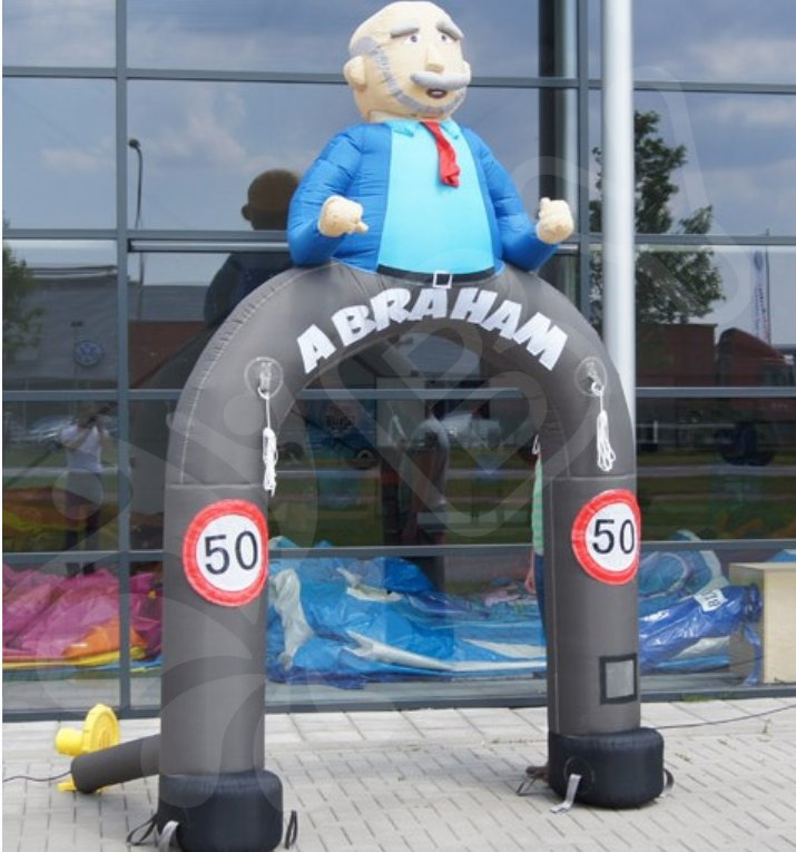 Factory Wholesale Price Rental Inflatable Abraham Arch Balloon to Holland