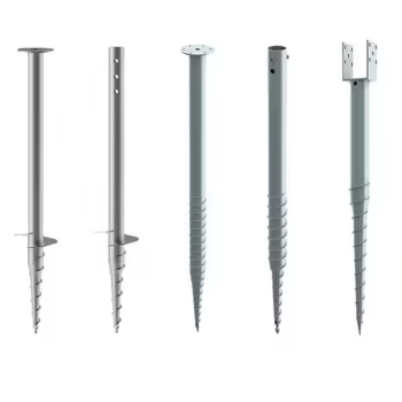 Foundation of Solar Photovoltaic Brackets Helical Ground Screw
