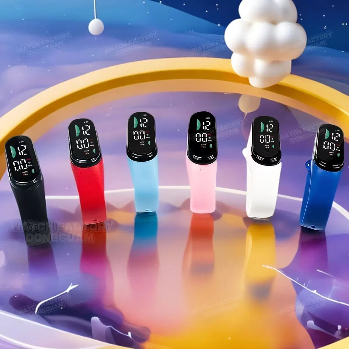 Fashionable Student Waterproof Electronic Wristband Couple Fashion Sports Watches