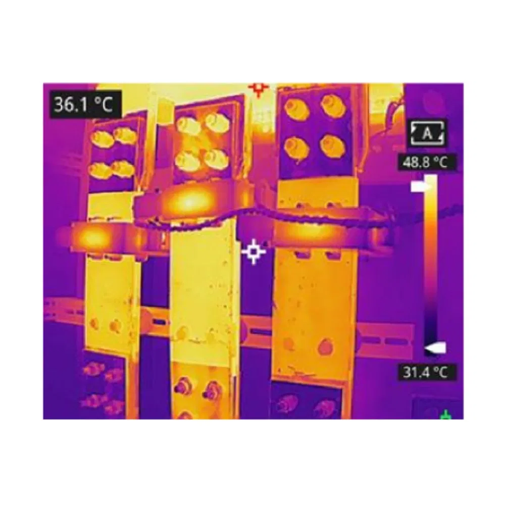 High-Sensitivity 256×192 Handheld Thermal Imager with 40mk Netd and 0.04°c Temperature Differentiation for Precise Electrical Maintenance Diagnostics.