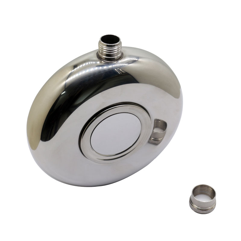 10oz 304 Stainless Steel Liquor Bottle Round Alcoholic Hip Flask