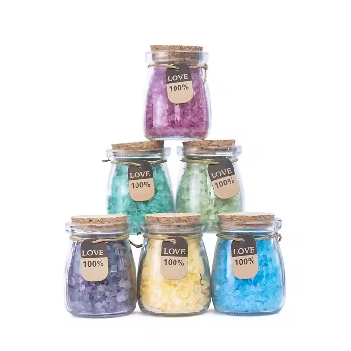 OEM Private Label Bath Salt Wholesale with Flower Petals SPA Bath Salt Packaging