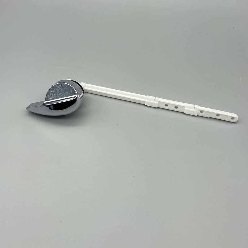 Front Mount Plastic Flush Handle Chrome ABS Toilet Tank Fitting Handle Lever