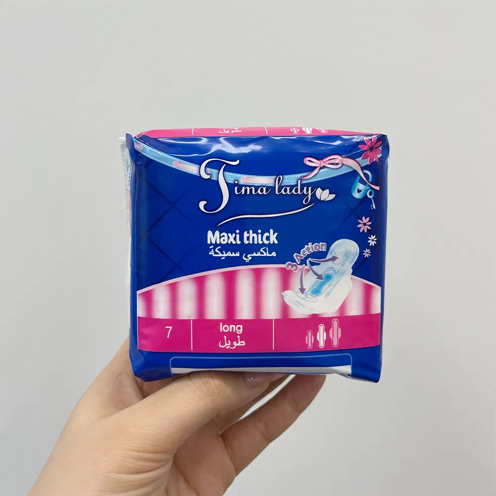 Private Label Cotton Women Sanitary Napkin Pad