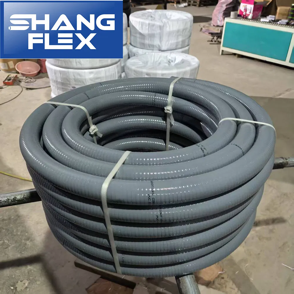 Water Sludge Waste Sand Gravel Grey PVC Suction Hose