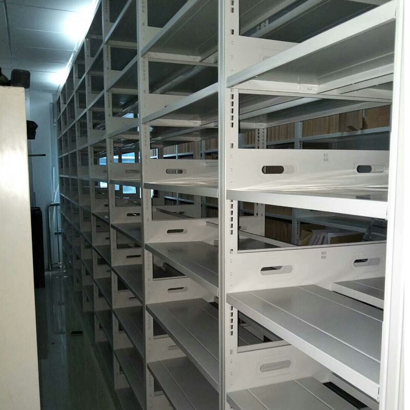 Стеллаж мобильный архивный для библиотеки передвижной