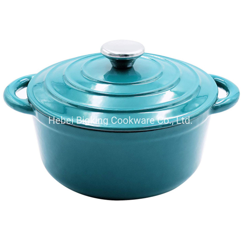 Premium Round Enamel Cookware Set with Insulated Food Warmer