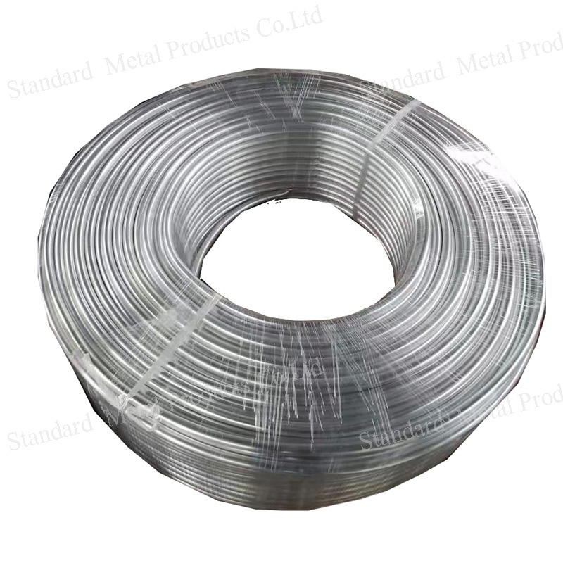 1035 1050 1050A 6.35mm 9.52mm 12.7mm Aluminum Coil Tube for Refrigeration