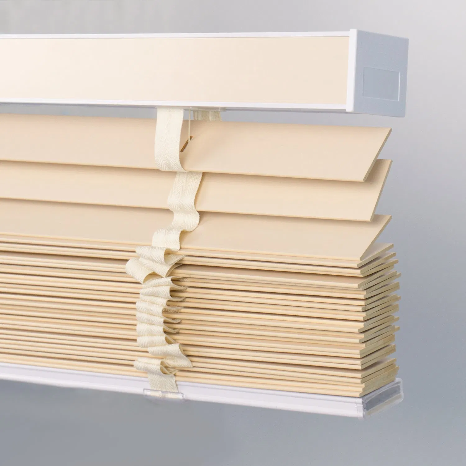 Sisheng High Quality Faux Wood Blinds Slates Cordless Faux Wood Venetian Blinds 2 Inch Faux Wood Blinds