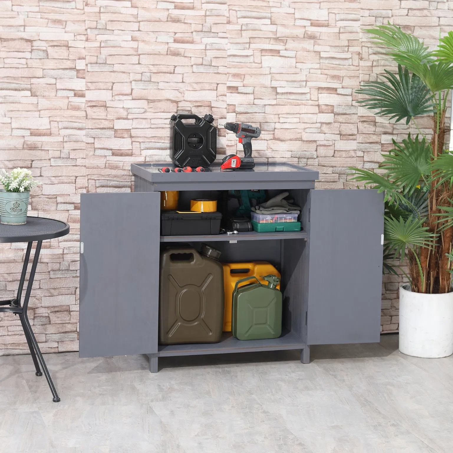 Hot Selling Home Balcony Garden Outdoor Storage Cabinet Locker Storage Cabinet