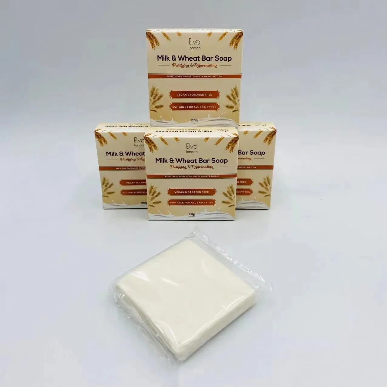 Manufacturing Customized 30g Milk Whitning Bar Soap Hotel Toilet Soap