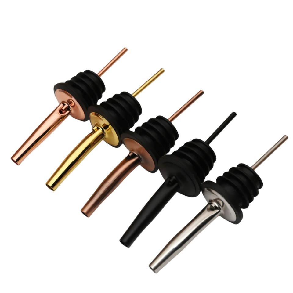 Hot Selling Wine Accessories Oil Pourer Stainless Steel Bottle Pourer Wine Pourer for Bar