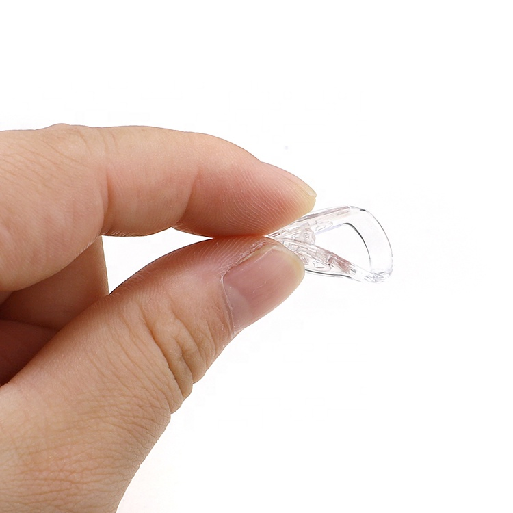 U Shaped Plastic Silicone Nose Pads for Eyeglass, Soft Plug-in Air Chamber Glass Nose Pads Strap Bridge_Algz_160056