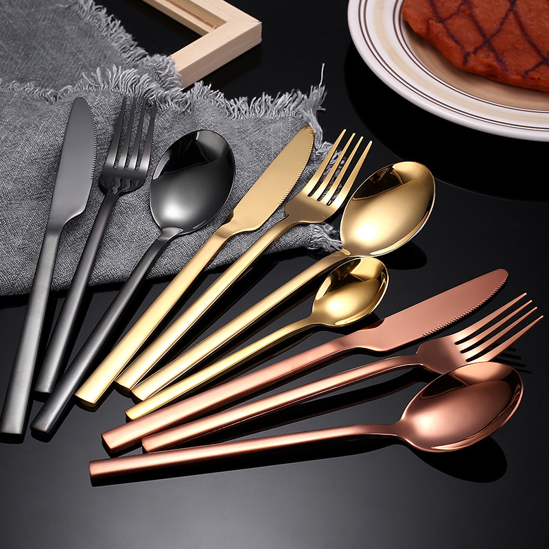 Cutlery for Wedding Gold Flatware Factory Trending Cutlery Set