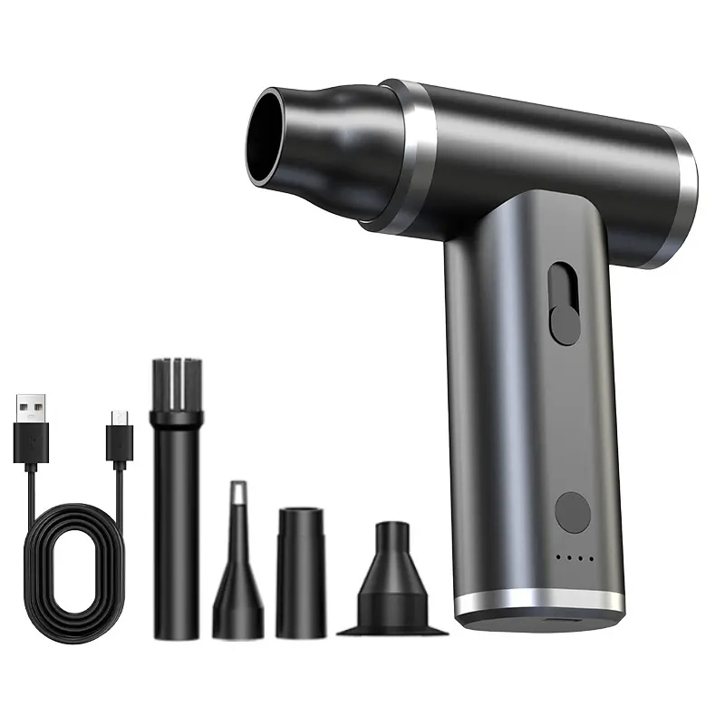 Electric Cordless Compressed Air Duster Jet Fan Blower High Speed Brushless 110000rpm Multifunctional Cleaner Mini Turbo Jet Fan