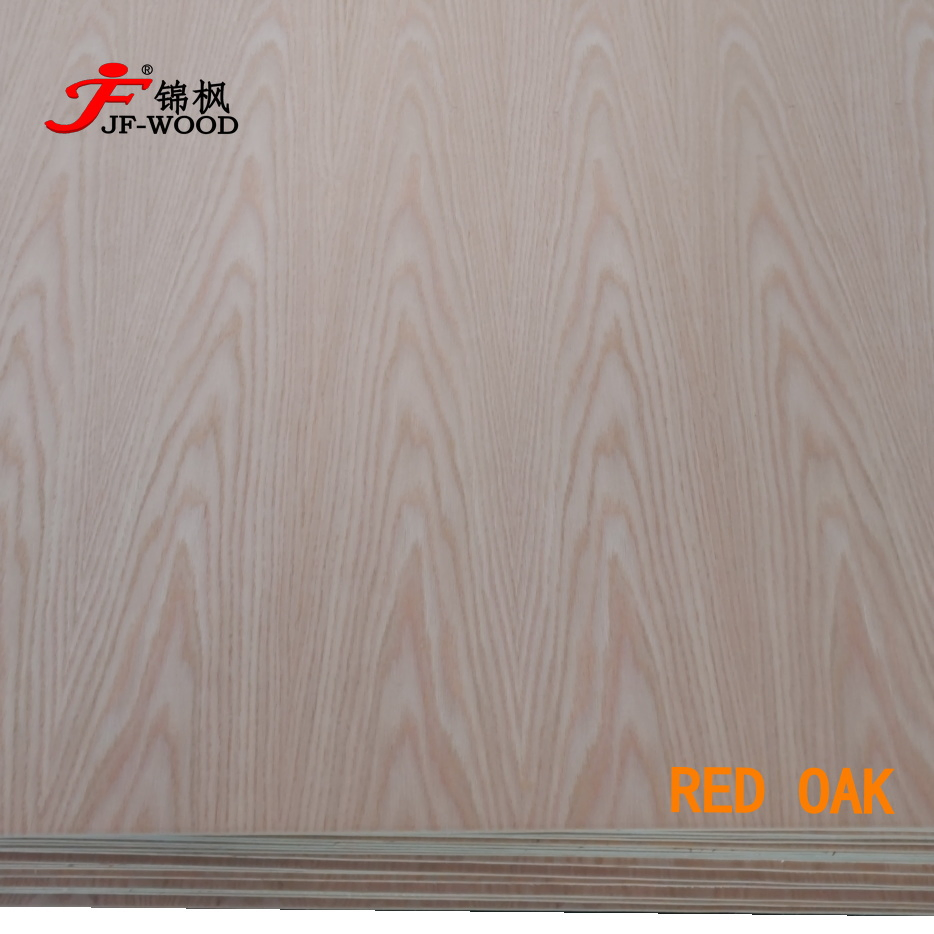 4*8 Size Red Oak Veneer Blockboard Falcata Core